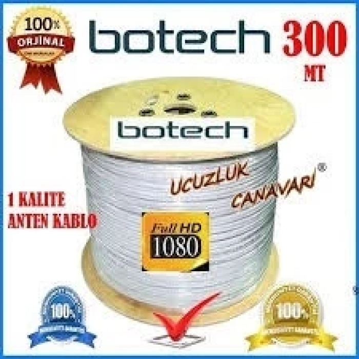 300MT KOAKSİYEL UYDU ANTEN KABLO RG 6/U4L (5047)