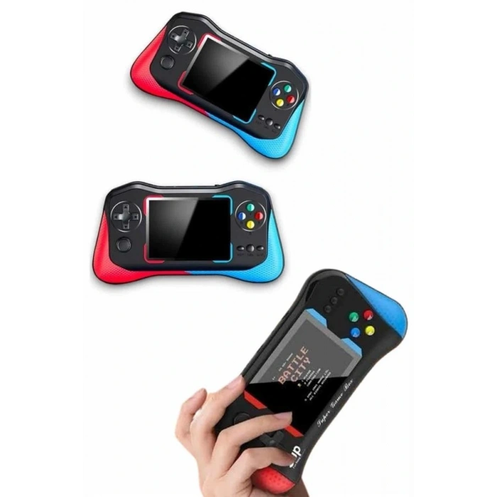 Mey İthalat® 500 Oyunlu Retro Sup Konsolu Taşınabilir Mini Gamepad 3,5 İnç Ekran