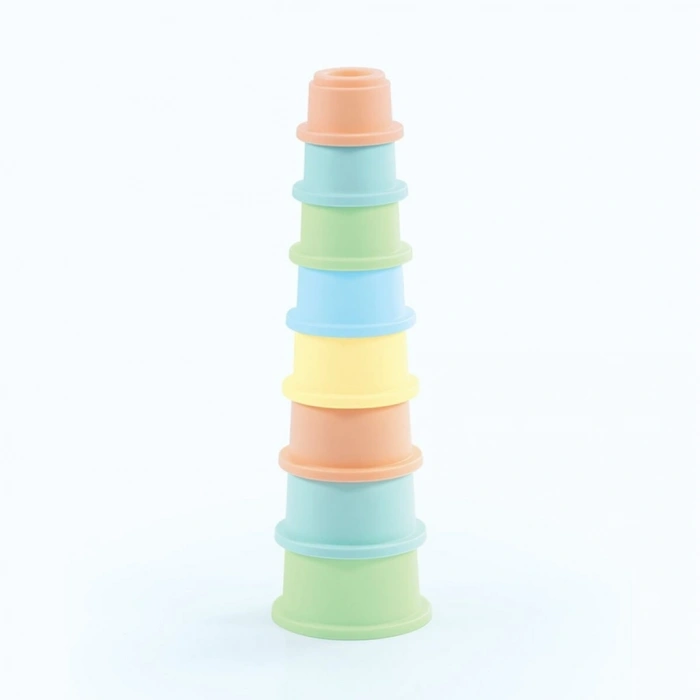 Mey İthalat® 5203 OYUNCAK KULE YUVARLAK KAPLAR