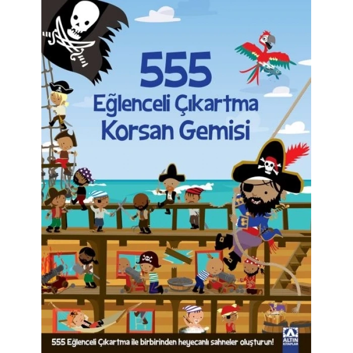 555 Eğlenceli Çıkartma Korsan Gemisi
