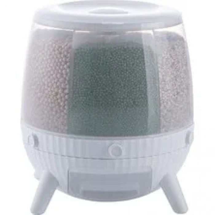 6 Bölmeli 360 Derece Dönebilen 6 Lt Bakliyat Organizeri (5047)