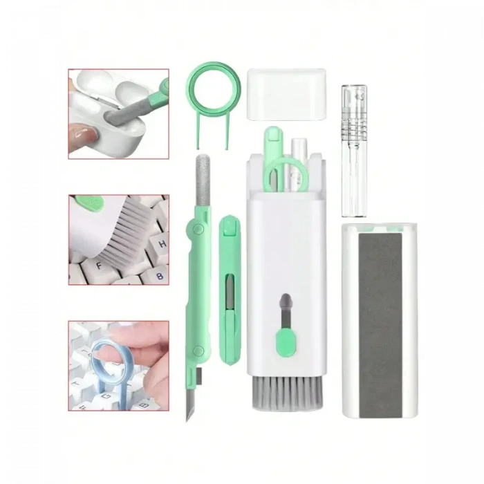 7&apos;si 1 Arada Çok Fonksiyonlu Klavye Temizleme Fırçası (5047)