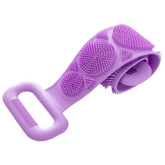 70 cm Çift Taraflı Sırt Kesesi -Silikon Duş Kesesi - Peeling Banyo Kesesi (5047)