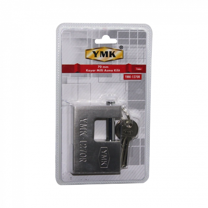 70MM GRİ KAYAR MİLLİ ASMA KİLİT (5047)