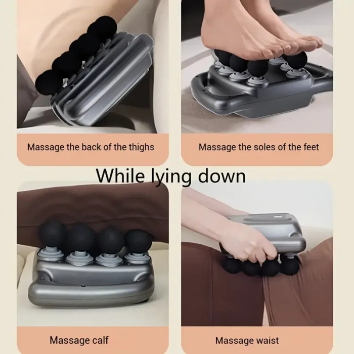 8 Başlıklı Şarjlı Isıtmalı Masaj Aleti (5047)