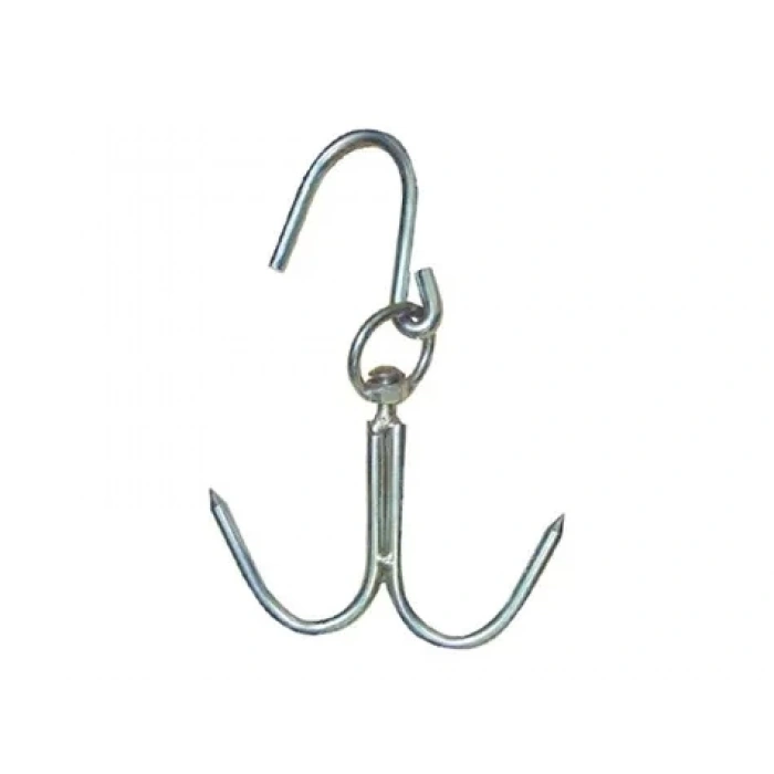 8 Mm Kasap Et Kancası - 2&39li Dönerli Set - Paslanmaz Çelik - Et İşleme - Hijyenik - Düzenli - Dayanıklı - Uzun Ömürlü