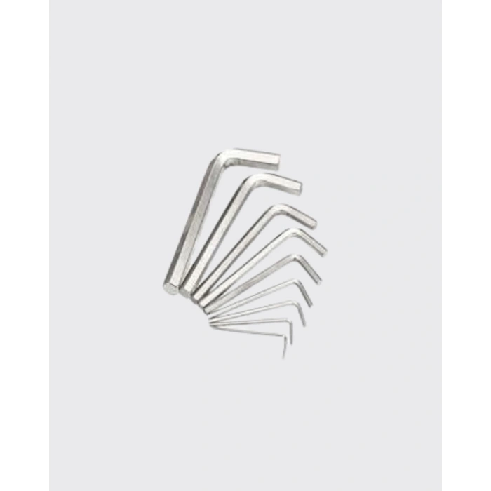 Mey İthalat® 9 Parça Alyan Anahtar Seti Isıl İşlem Görmüş Dayanıklı Çelik