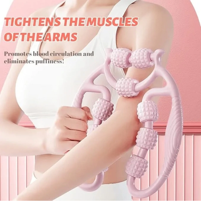 9 Tekerlekli Boyun Bacak Ayak Bel Masaj Aleti Çok Fonksiyonlu Manuel (5047)