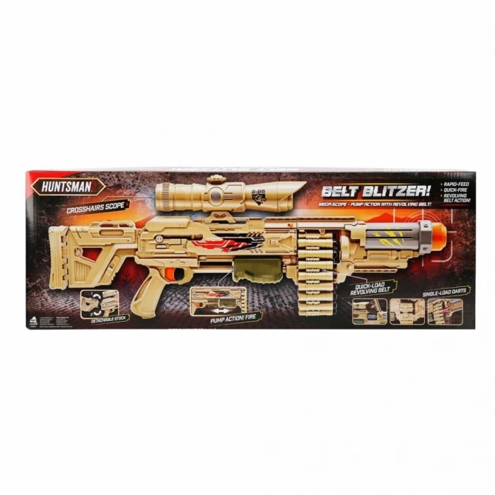 91955 Belt Blitzer 18 Mermili Sünger Dart Atan Silah -Sunman