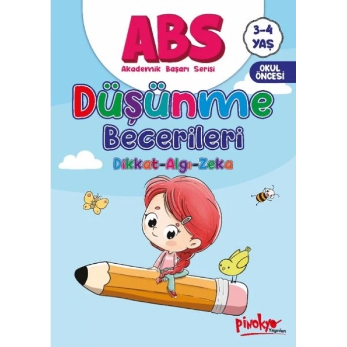 ABS 3-4 Yaş Düşünme Becerileri Dikkat-Algı-Zeka