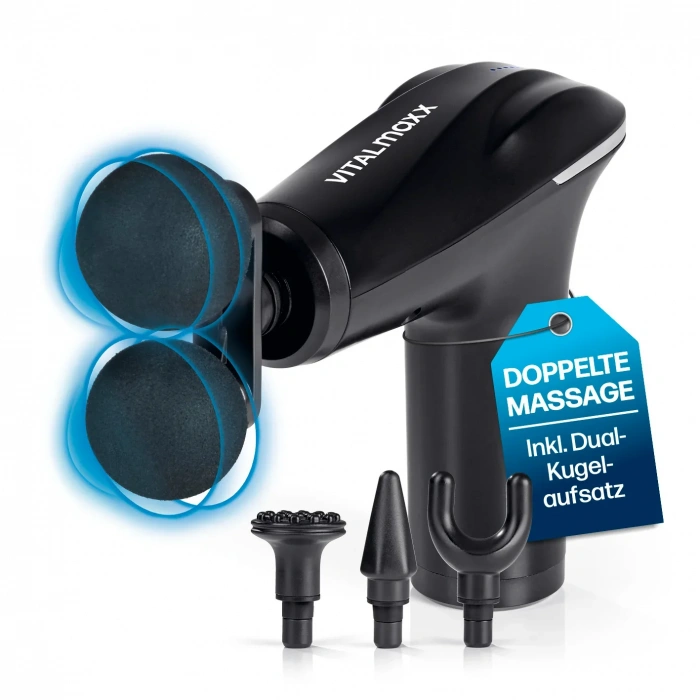 Akıllı Çipli Titreşimli Masaj Tabancası – 6 Hız Ayarlı, 4 Başlıklı, 3200 RPM Güçlü Motor, Sessiz Taşınabilir Masaj Aleti (5047)