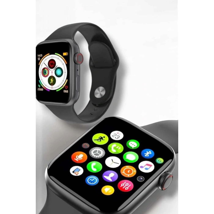Mey İthalat® Akıllı Saat 44mm Çelik Kasa, OLED Ekran ve Gelişmiş Sağlık Takibi