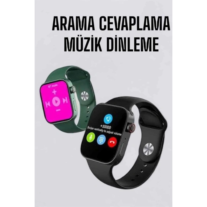 Mey İthalat® Akıllı Saat Amoled Ekran GPS ve Uyku Takibi Bluetooth Bağlantılı