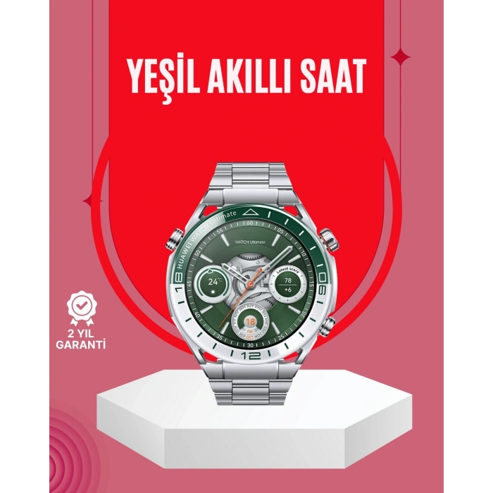 Mey İthalat® Amoled Smartwatch Harita Modlu Bluetooth Aramalı 3 Değiştirilebilir Kayışlı