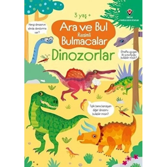 Ara ve Bul Resimli Bulmacalar - Dinozorlar
