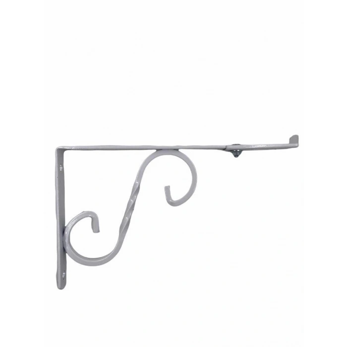 Mey İthalat® Ayarlı Ferforje Raf Altı No:1 Beyaz