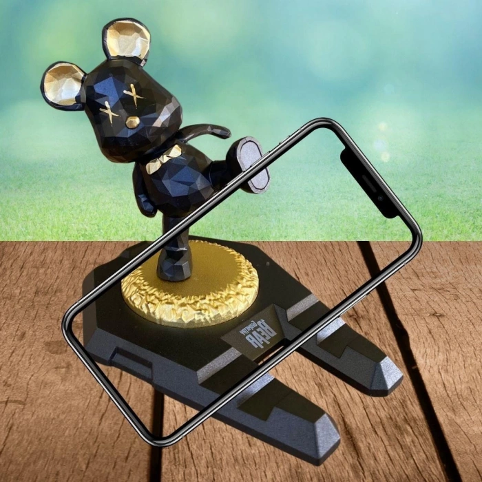 Ayıcıklı Telefon ve Tablet Standı Masa Üstü Telefon ve Tablet Tutucu Aparatı (5047)