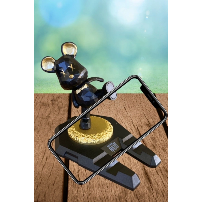 Ayıcıklı Telefon ve Tablet Standı Masa Üstü Telefon ve Tablet Tutucu Aparatı