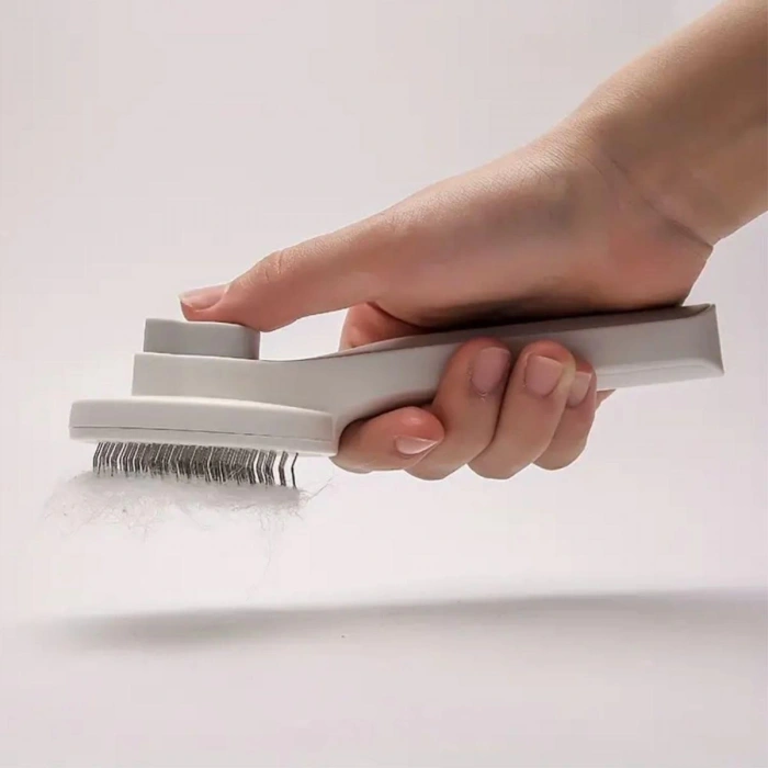 Basmalı Kedi Köpek Tüy Toparlayıcı Masaj Etkili Pet Fırçası (5047)