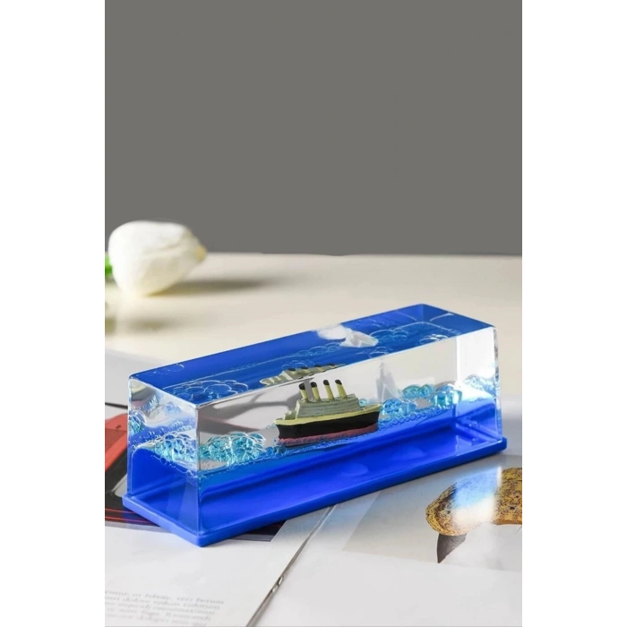 Batmayan Gemi Hediyelik Dekoratif Ev ve Ofis Hediyesi Özel Aşk Gemisi