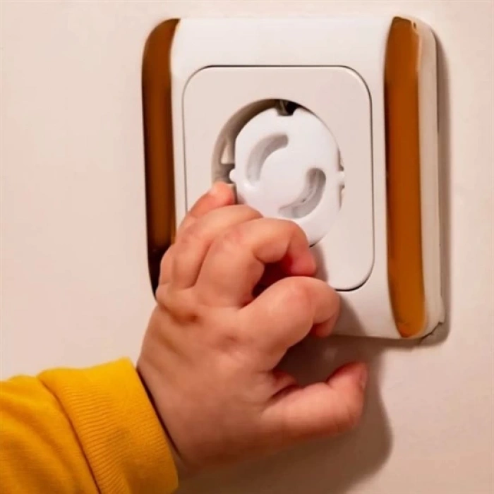 Bebek Çocuk Priz Koruma Kapağı (6 Adet) Çocuk Güvenliği, Priz Muhafazası, Priz Kapatıcı (5047)