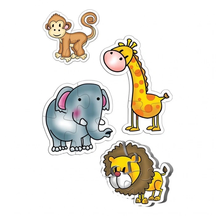 Mey İthalat® 12001  Baby Puzzle Jungle