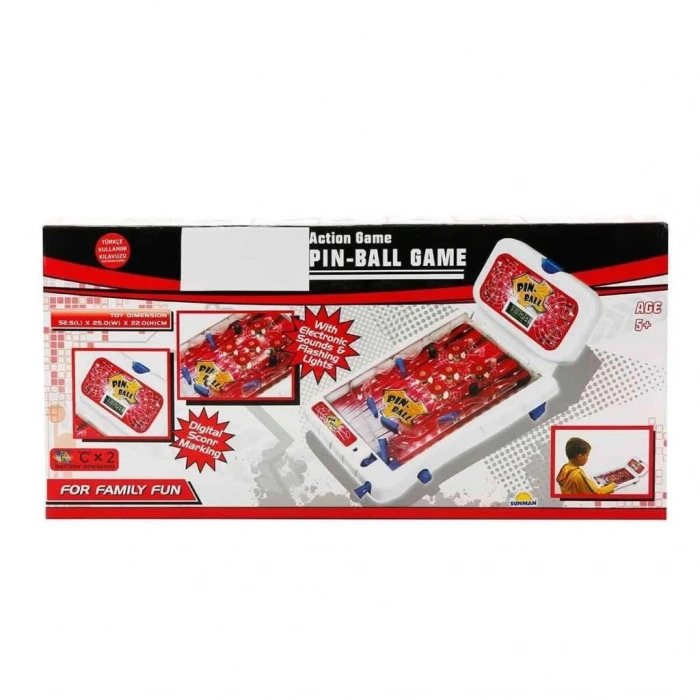Mey İthalat® 12401  Işıklı ve Sesli Pinball Oyunu