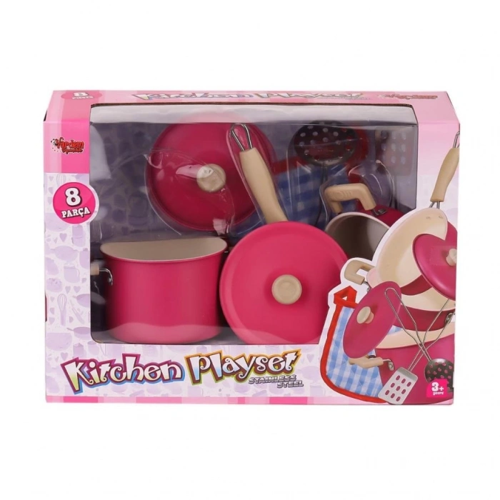 Mey İthalat® 1818-6A  Tencere 8 Parça -Vardem Oyuncak