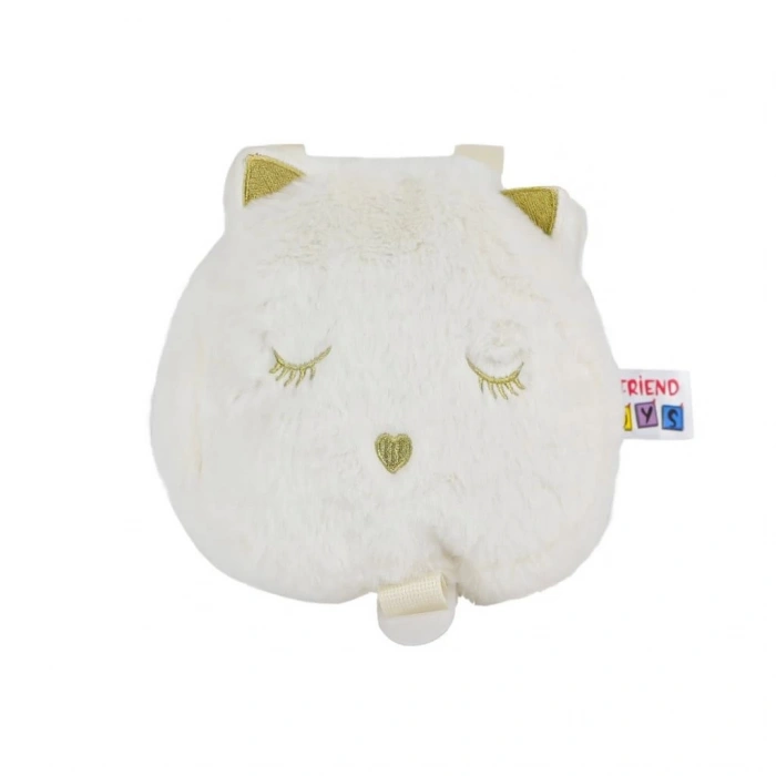 2062 Ekru Kedi Çanta -My Friend Toys