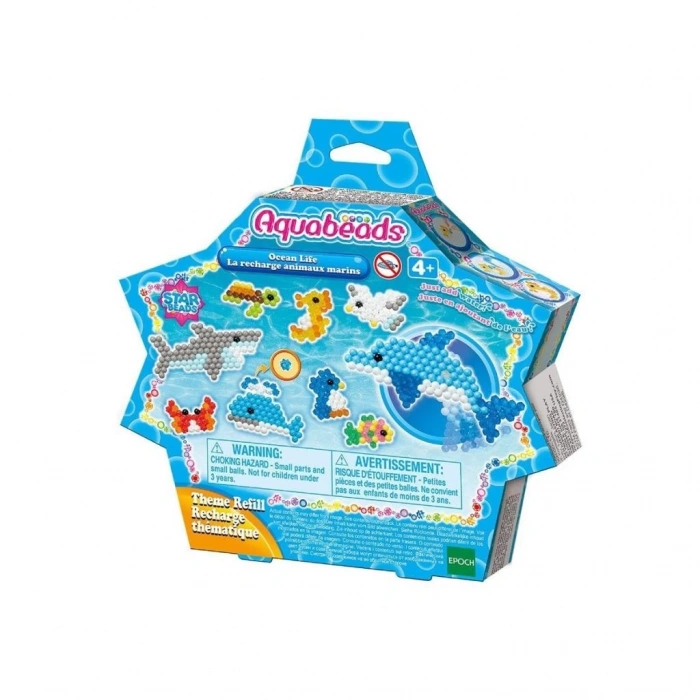 Mey İthalat® 31769 AquaBeads Okyanus Yaşamı / 600 parça / Epoch / +4 yaş