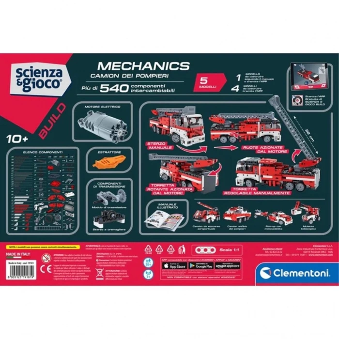 Mey İthalat® 75068TR Mekanik Laboratuvarı - İtfaiye Aracı +10 yaş