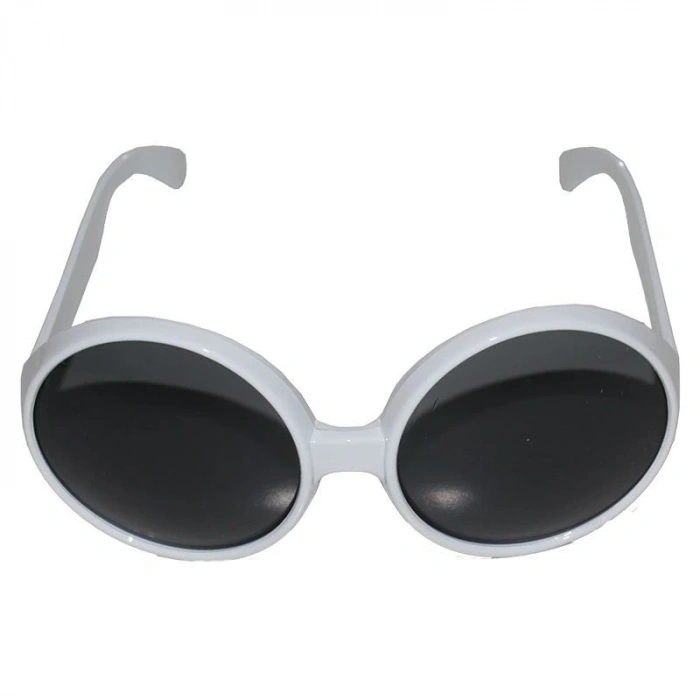   80 li Yıllar Beyaz Renk Nostalji Yeşilçam Parti Gözlüğü