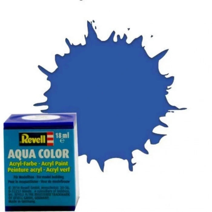 Mey İthalat® Aqua Color Blue - Mat Boya- 18 ml
