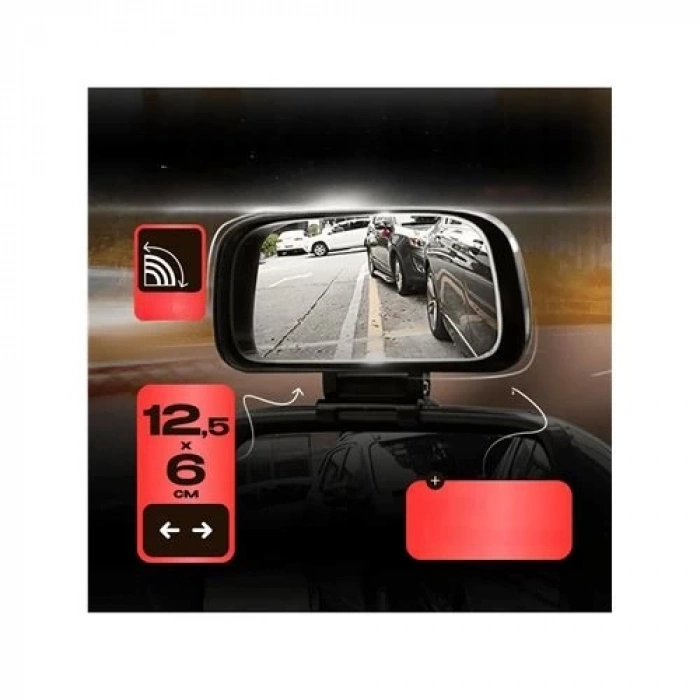 Ayna Üstü İlave Görüş Aynası  Dokunmatik