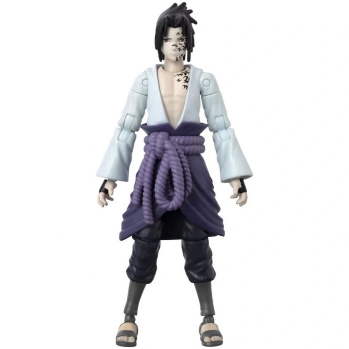 Mey İthalat® Anime Heroes Naruto Sasuke Uchiha Figür ve Aesuar Seti 16 cm