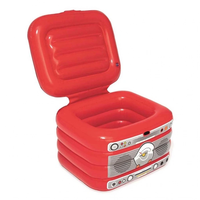 Mey İthalat®  Retromusic Portatif Şişme Buzdolabı 31 Litre