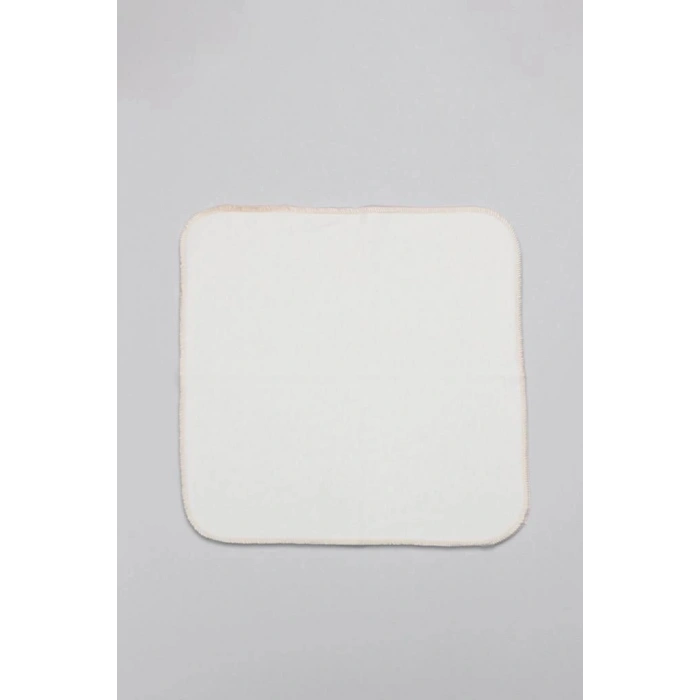 Bistyle Organik 28x28 10Lu Penye Mendil 90101 Ekru