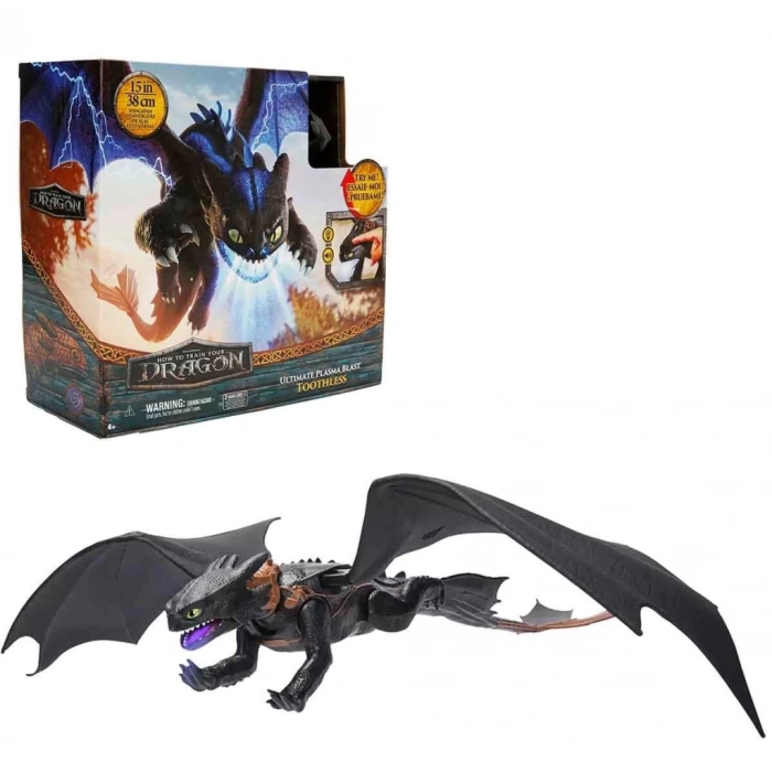 Ejderhanı Nasıl Eğitirsin Sesli ve Işıklı Aksiyon Figürü 38 cm