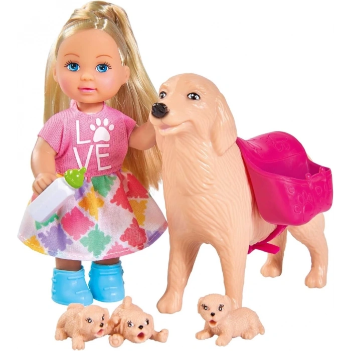 Mey İthalat® Evi Köpeği ve 3 Yavrusu SMB-105733072