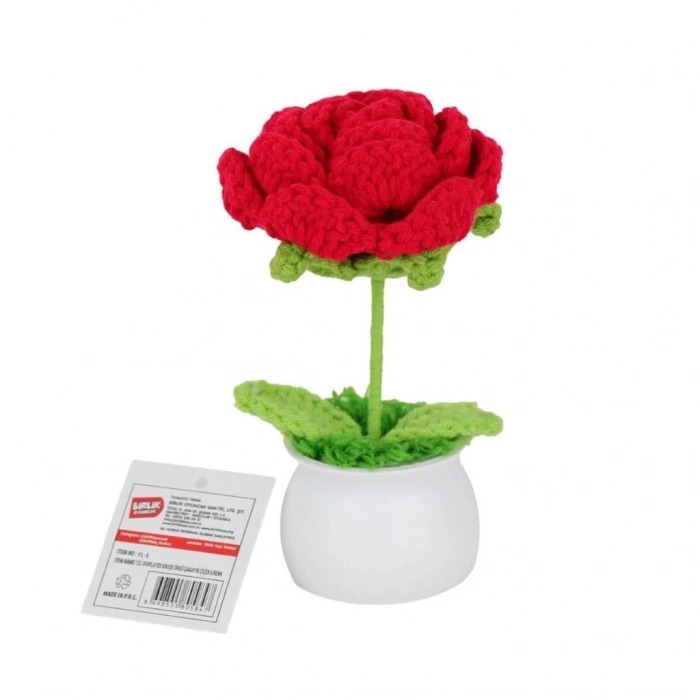 Mey İthalat® FL-5 Kroşe Örgü Şakayık Çiçek