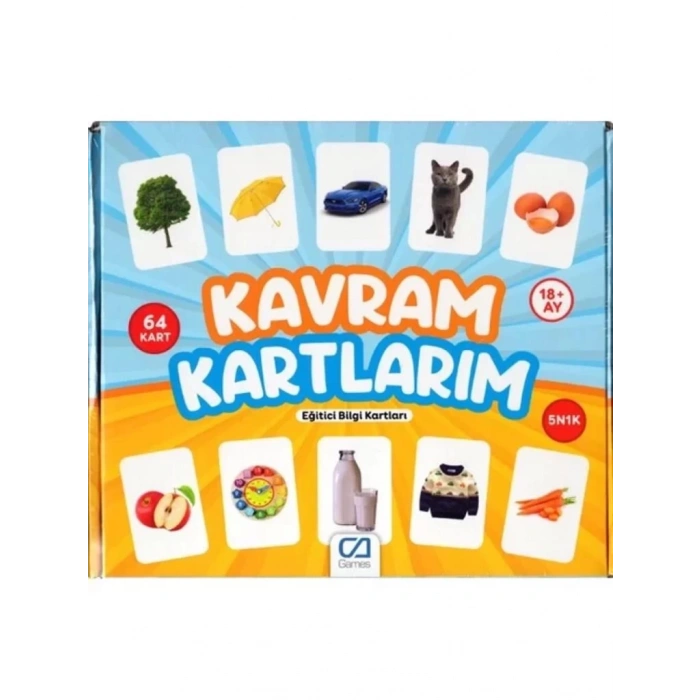 Mey İthalat® Games Kavram Kartlarım 64 Kart 5175