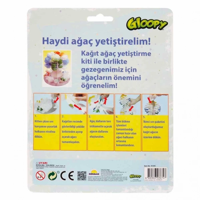 Mey İthalat® Sihirli Kar Ağacı Yapım Seti