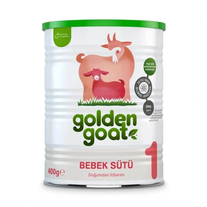 Mey İthalat® Golden Goat 1 Keçi Sütlü Bebek Sütü 0-6 Ay 400 Gr