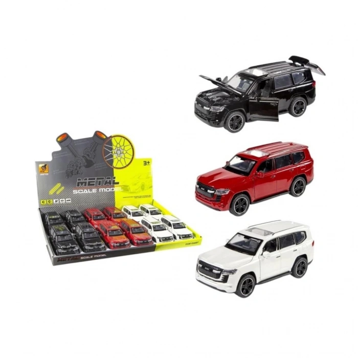 Mey İthalat® KM-3261D Vardem Çek Bırak 1:32 Işıklı Ve Sesli Metal Land Jeep