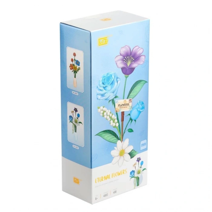 Mey İthalat® LZ4602  Çiçek Blok Seti 488 Parça -Vagon life