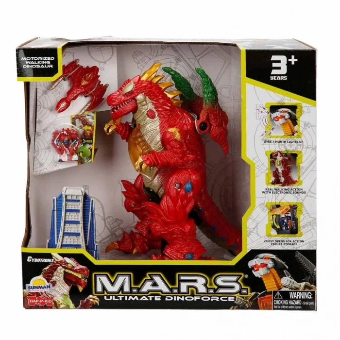 Mey İthalat® MARS Sesli ve Işıklı Uzaylı Dinozor