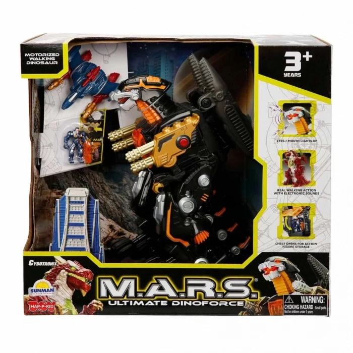 Mey İthalat® MARS Sesli ve Işıklı Uzaylı Dinozor