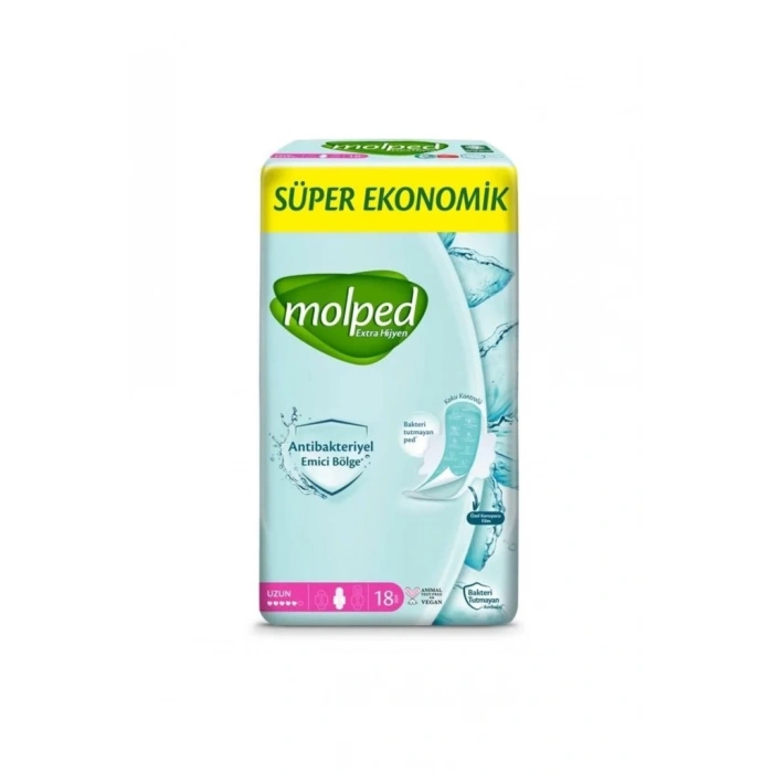 Mey İthalat®   Extra Hijyen Uzun Ped Süper Eko 18 Adet
