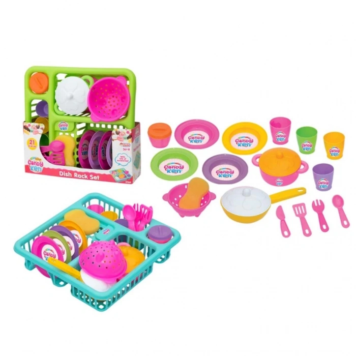 Nessiworld 01169 Candy Bulaşık Seti -Dede