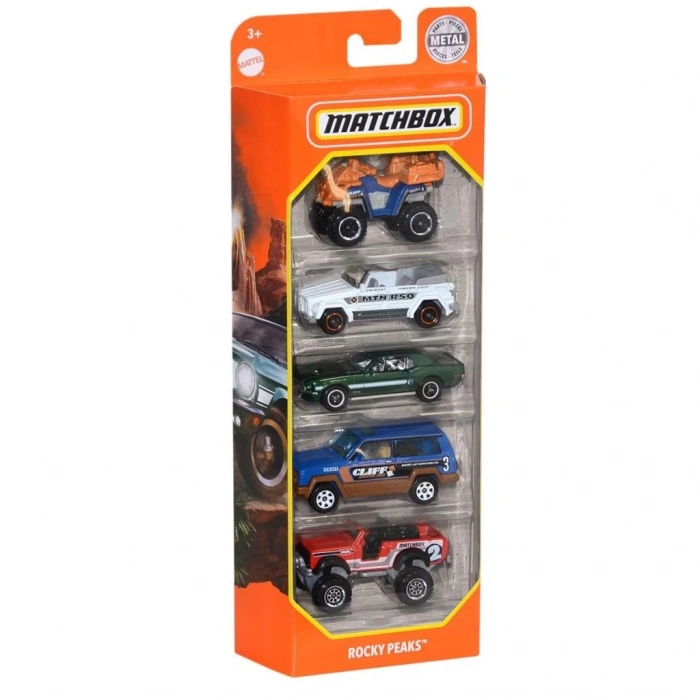 Nessiworld C1817 Matchbox™ 5li Araba Seti / Asorti Seçilemez. Erkol Özel Kampanya Fiyatı